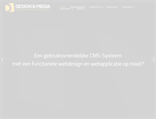Tablet Screenshot of designenmedia.nl